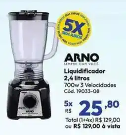 Lojas Becker Liquidificador 2,4 litros oferta