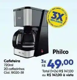 Lojas Becker Cafeteira philco oferta