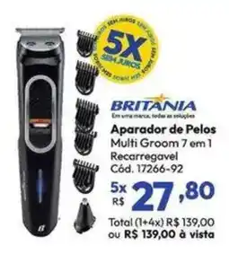 Lojas Becker Aparador de Pelos Multi Groom 7 em 1 oferta