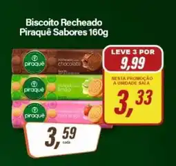 Rede Supermarket Biscoito Recheado Piraquê Sabores 160g oferta