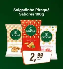Rede Supermarket Salgadinho Piraquê Sabores 100g oferta