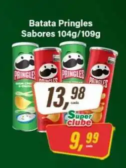 Rede Supermarket Batata Pringles Sabores 104g/109g oferta