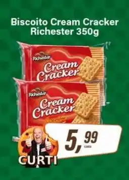 Rede Supermarket Biscoito Cream Cracker Richester - 350g oferta