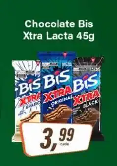 Rede Supermarket Chocolate Bis Xtra Lacta 45g oferta