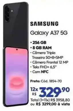 Lojas Becker samsung galaxy a37 5g oferta