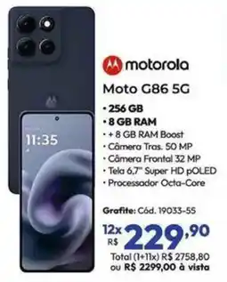 Lojas Becker motorola moto g86 5g oferta