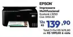 Lojas Becker Impressora Multifuncional Ecotank L3250 oferta