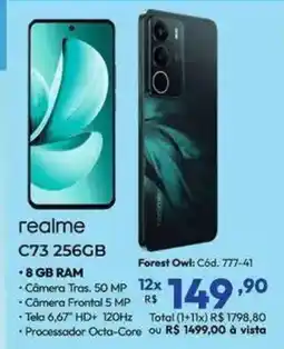 Lojas Becker realme C73 256GB oferta