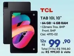 Lojas Becker Tcl tab 10l 10" oferta