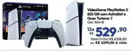 Lojas Becker VideoGame PlayStation 5 825 GB com AstroBot e Gran Turismo 7 oferta