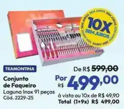 Lojas Becker Conjunto de Faqueiro oferta
