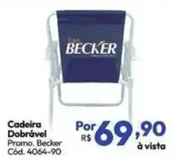 Lojas Becker Cadeira dobrável oferta
