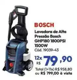Lojas Becker Lavadora de alta pressão bosch oferta
