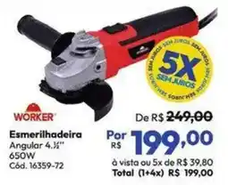 Lojas Becker Esmerilhadeira angular 4.1/2" oferta