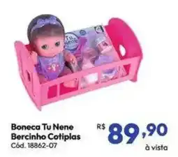 Lojas Becker Boneca Tu Nene Bercinho Cotiplas oferta