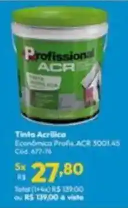 Lojas Becker Tinta Acrilica Economica Profi-ACR oferta