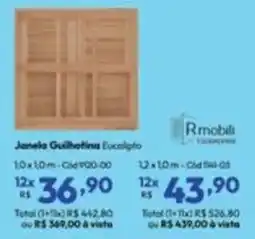 Lojas Becker Janela Guilhotina Eucalipto oferta