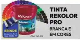 Lojas Becker tinta rekolor pro branca e em cores oferta