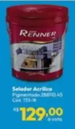 Lojas Becker Selador Acrílico oferta