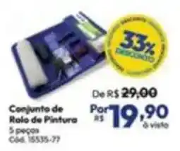 Lojas Becker Conjunto de Rolo de Pintura oferta