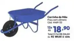 Lojas Becker Carrinho de Mão oferta