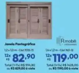 Lojas Becker Janela Pantográfica oferta