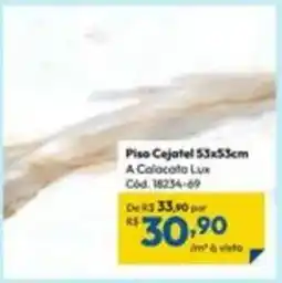 Lojas Becker Piso Cejatel 53x53cm A Colocata Lux oferta