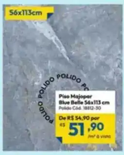 Lojas Becker Piso Majopar Blue Belle oferta