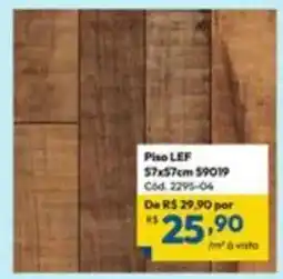 Lojas Becker Piso LEF oferta