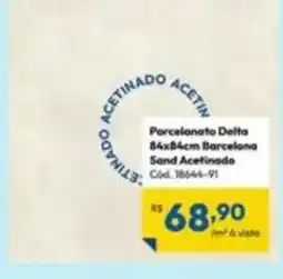 Lojas Becker Porcelanato delta sand acetinado oferta