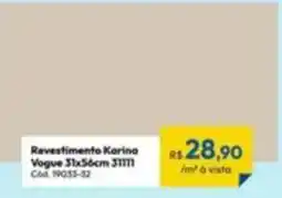 Lojas Becker Revestimento Karina Vogue oferta