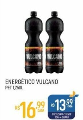 Supermercado Guará Energetico Vulcano pet 1250L oferta