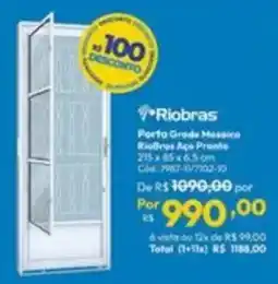 Lojas Becker Porta Grade Mosaico oferta