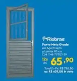 Lojas Becker Porta Meia Grade oferta