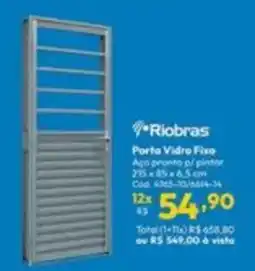 Lojas Becker Porta Vidro Fixo oferta