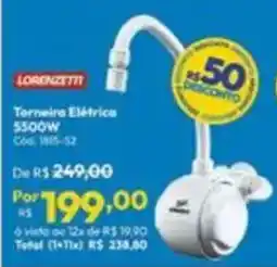 Lojas Becker Torneiro Elétrica oferta