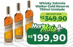 Mart Minas Whisky Johnnie Walker Gold Reserve oferta