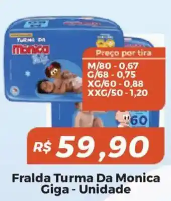 Fralda turma da monica giga