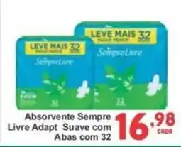 Rede Super Compras Absorvente sempre livre adapt suave com abas oferta