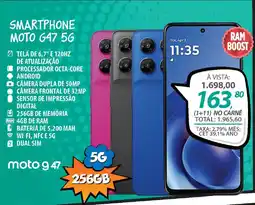 Lojas Cem Smartphone moto g47 5g oferta