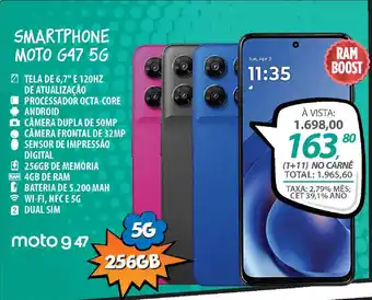 Smartphone moto g47 5g