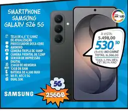 Lojas Cem Smartphone samsung galaxy s26 5g oferta