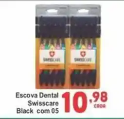 Rede Super Compras Escova Dental Swisscare Black oferta