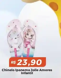 Mart Minas Chinelo Ipanema Jolie Amores Infantil oferta