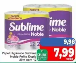 Rede Super Compras Papel Higiênico Sublime Noble Folha Dupla oferta