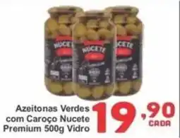 Rede Super Compras Azeitonas Verdes com Caroço Nucete Premium oferta