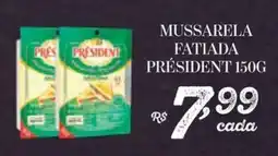 Bahamas Supermercados Mussarela fatiada président oferta