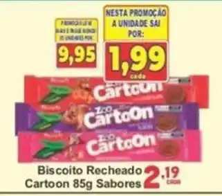 Rede Super Compras Biscoito Recheado Cartoon oferta