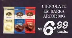 Bahamas Supermercados chocolate em barra arcors 80g oferta