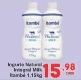 Rede Super Compras logurte natural integral milk itambé oferta